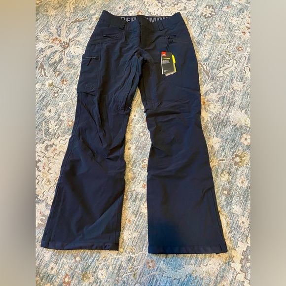 UNDER ARMOUR Women's BOUNDLESS Snow Pants - Black | Size Small Female NWT - Picture 1 of 6